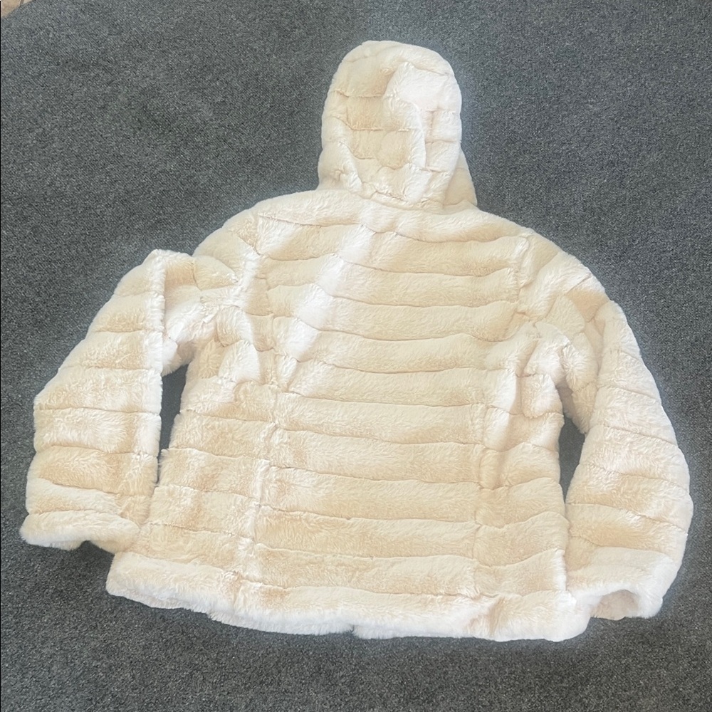 Women's Cream Bellivera Puffer/Cozy/Warm Jacket Size Xl - Picture 5 of 7